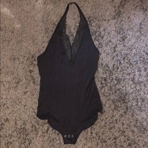 Lace Gray Bodysuit